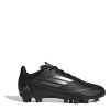 adidas F50 Club Childrens Firm Ground Football Boots Black/Silver 1 (33)