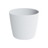 PROSPERPLAST Květináč MILLY ROUND 19,6 cm, antracit