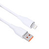 SOLIGHT Lightning kábel, USB 2.0 A konektor - Lightning konektor, silikón, 2m
