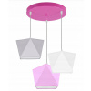 Stropná lampa nasufit.pl d-3/link e27 ruže a pyile (Závesná lampa Detský luster LED stropu LED 3)