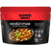 Hovězí vývar s masem a zeleninou EXPRES MENU (1 porce)