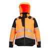 PORTWEST HI-VIS PW3 T162 / Dámska reflexná nepremokavá zimná bunda - HV oranžová/čierna XXL