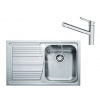 FRANKE SETN86 Kuchynský nerezový drez LLX 611/7,790x500 mm+batéria FC 3054.031 FRA 101.0650.596