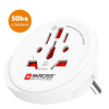 Skross PA30-50 cestovní adaptér Europe pro cizince v ČR, 50-pack, typ E/F