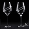 Poháre na víno Sparkling Ring 470 ml 2 ks + svadobné gravírovanie (BBohemian crystal + pieskovanie)