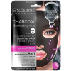 Eveline Cosmetics Eveline Charcoal Hĺbkovo čistiaca hydratačná pleťová maska s aktívnym čiernym uhlím 8v1 20 ml