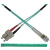 CNS Network 1350 Optický duplex kabel, MM, 50/125, LC/SC, LSOH, (OM3), 1m