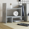 Organizér na stôl, betónovo sivý 38,5x17x39cm, kompozitné drevo-ForU-848062