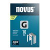 NOVUS tenké, ploché drôtené sponky typ G, 11/10 mm, 5000 ks