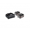 Metabo - Súprava 4A nabíjačky a 2x aku 18 V Li-Power 4,0 Ah 685050000