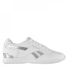 Reebok Royal Glide Ripple Clip Ladies Trainers White/Silver 6 (39)