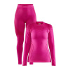 Dámsky funkčný set Craft Core Dry Fuseknit pink M