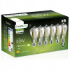 6x LED žiarovka E27 8W = 65W 3000K filament edison