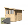 Drevený záhradný domček WANDLITZ 181x268 cm Lanitplast