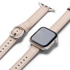 Ringke Leather One Slim – Kožený remienok pre Apple Watch SE (40mm) – Ružový KF2335878