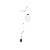 Závesné svietidlo Ideal lux 160856 BOA SP1 NERO 1xE27 60W čierna