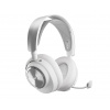 Steelseries Arctis Nova Pro Wireless Sluchátka s mikrofonem Kabelový a bezdrátový Přes hlavu Hraní Bluetooth Stříbrná, Bílá