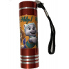 EUROSWAN Detská hliníková LED baterka Paw Patrol červená Hliník, Plast, 9x2,5 cm