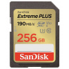 SanDisk Extreme PLUS 256GB SDXC / UHS-I, Class 10, U3, V30 SDSDXWV-256G-GNCIN