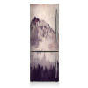 Magnetický kryt na chladničku Hora v lese 60x180 cm