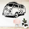 Zamilovaný Volkswagen van - vinylová samolepka na stenu 80x58cm