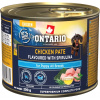 ONTARIO 200g mokré krmivo pre šteňatá s kuracou príchuťou - paštéta