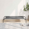 vidaXL vyvýšená posteľ pre psa sivá 110x65x20 cm textil a oceľ - Sivá - 264900-281539
