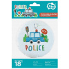 Balón fóliový nápis Police Polícia Policajné auto