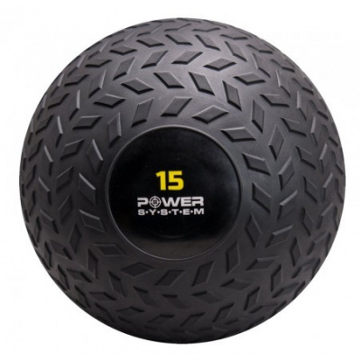 Medicinbal Slam ball 15 kg POWER SYSTEM čierny