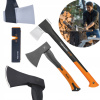 Sekera - Fiskars Fiskars Štiepenie x17 m + Ax Bradas Universal Barpener (Štiepacia sekera FISKARS X17 M + BRADAS univerzálna sekera BRÚSENIE)