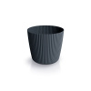 PROSPERPLAST Květináč MILLY ROUND 14,6 cm, antracit