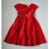 Dievčenské šaty - Šaty pred kolenom Anglicko veľkosť 104 (Santa's Red Christmas Dress)