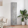 Prolenta Maison Exclusive Skriňa highboard betónová sivá 34,5x34x180 cm kompozitné drevo