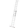 Výsuvný rebrík Hailo ProfiStep duo, 2x9 priečok, 7209-007 + Predĺžená záruka v cene