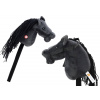 mamido Kôň na tyči Hobby Horse dlhosrstý so zvukmi čierny