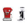 Ascaso Dream PID, Love Red + ECM V-Titan 64