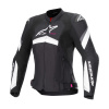 ALPINESTARS bunda STELLA T-GP PLUS R 4, ALPINESTARS, dámska (černá/bílá) 2025 - 2XL