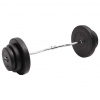 vidaXL Zakrivená obojručná činka so závažiami 60 kg