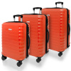 AVANCEA Sada cestovných kufrov DE32362 Red SML 37l, 65l, 95l