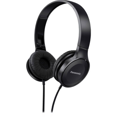 Panasonic RP-HF100ME slúchadlá On Ear káblové čierna zložiteľná, Headset; RP-HF100ME-K