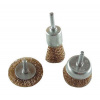 EXTOL CRAFT 1832 kartáče pomosazené, sada 3ks, O 25-50-50mm EXTOL CRAFT 1832 kartáče pomosazené, sada 3ks, stopka 6mm