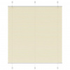 Plisovaná roleta krémová 120x100 cm Šířka látky 119,4 cm Krémová 4015283