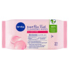 Nivea Micelárna obrúsky s ružovou vodou Micellar Rose Water Wipes 25 ks