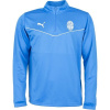 Puma TEAMRISE 1 4 ZIP TOP JR Chlapčenská mikina, modrá, S