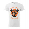 Handel Tričko - Nobody cares, work harder Farba: biela, Veľkosť: 2XL, Strih trička: pánsky