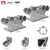 GRANDE-9 samonosný systém pozinkovaný 140x140x6mm posuvnej brány do 1000kg/15m otvor C Set-G/Zn-9