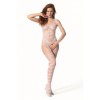 Passion BS102 white - Bodystocking Farba: Biela, Veľkosť: S/L