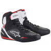 boty FASTER-3 RIDEKNIT, ALPINESTARS (černé/bílé/červené) 2026 45