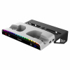 iPega P5S011 Nástenný držiak pre PS5/PS5 Slim s dvojitým nabíjacím dokom pre ovládač PS5