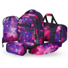 BAAGL SET 5 Skate max Galaxy: batoh, peračník, sa...